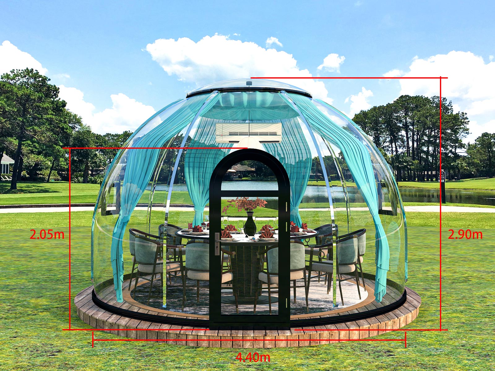 area-polycarbonate-dome-4400-dimensions