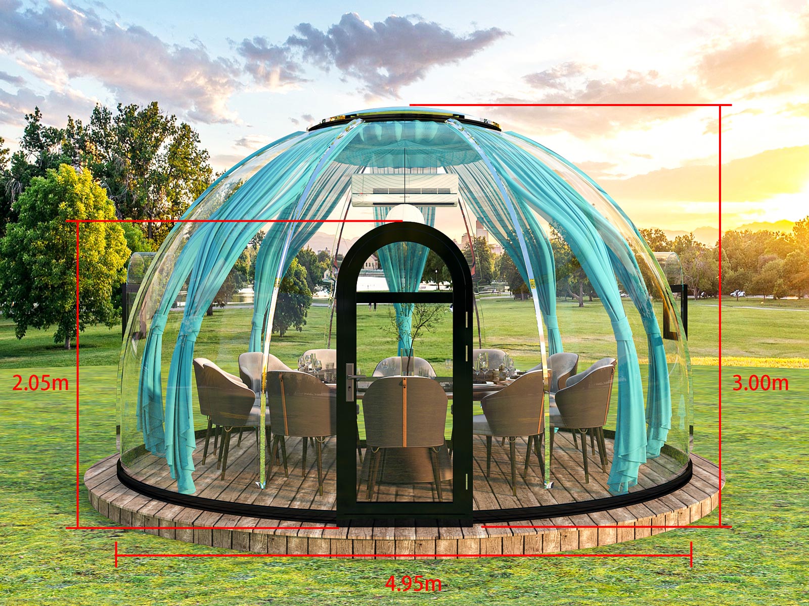 area-polycarbonate-dome-4950-dimensions